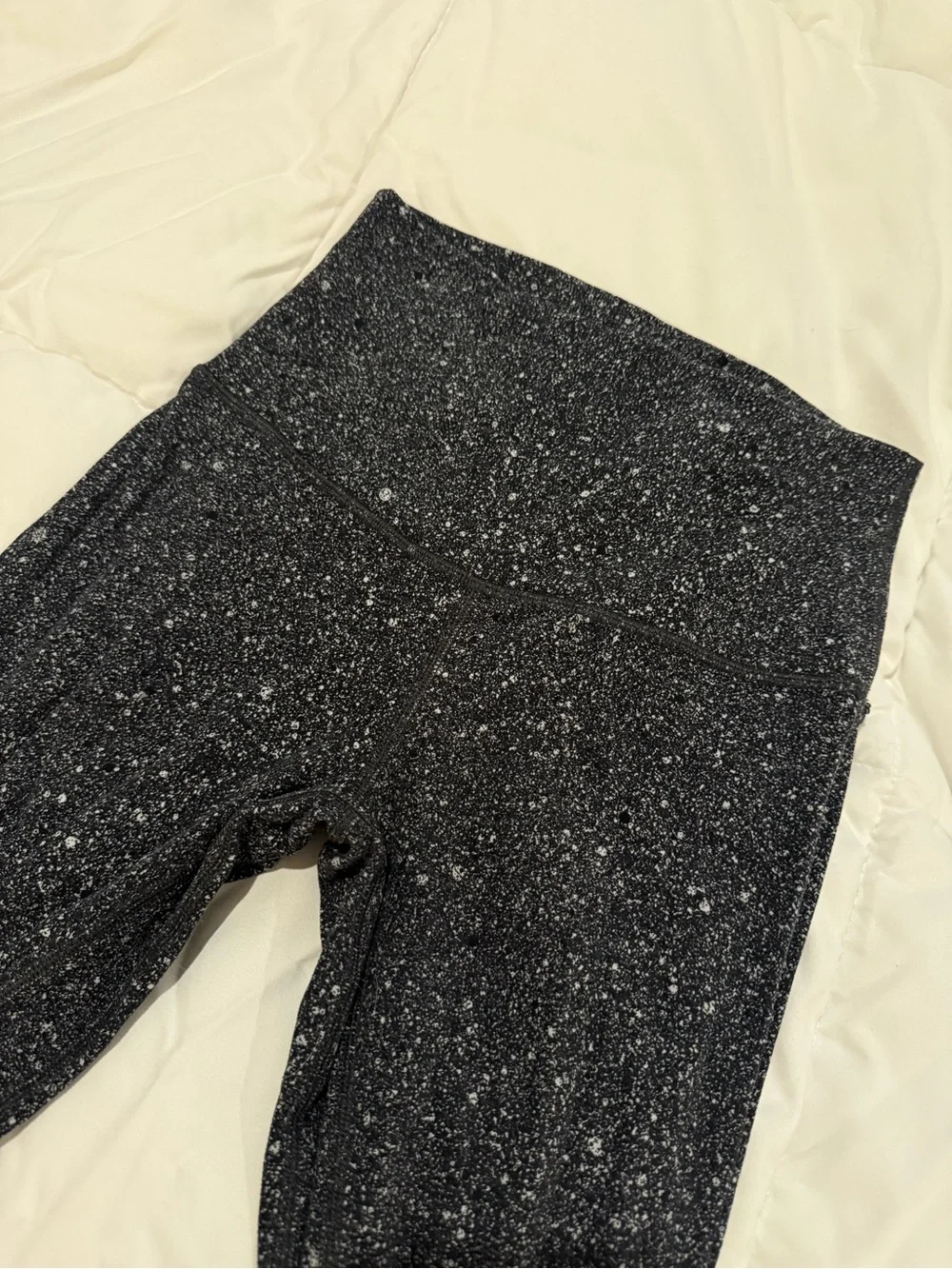 Lululemon Wunder Under Black Speckled Leggings NWOT - Picture 3 of 5
